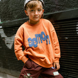 PUFF PRINT EVEN LOGO SWEAT TOP1