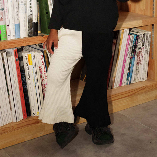 2TONE RIB PANTS