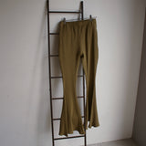 【 Semon×AURéNLEV 】RIB FLARE PANTS1
