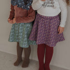 TULIP / PAISLEY FRENCH TERRY SKIRT BLOOMER