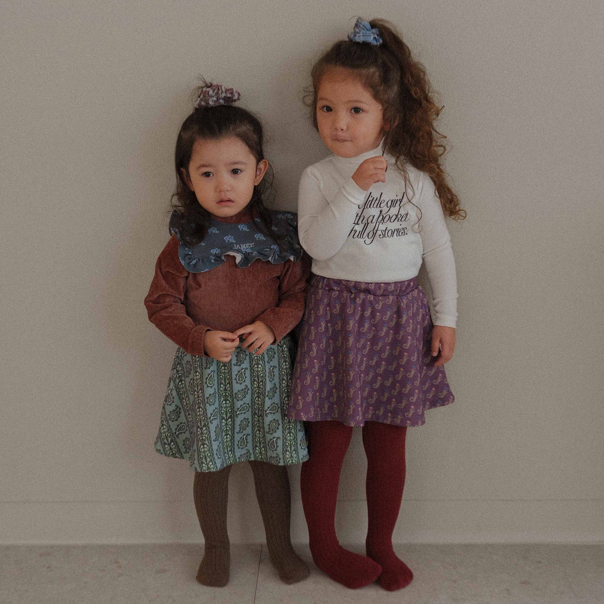 TULIP / PAISLEY FRENCH TERRY SKIRT BLOOMER