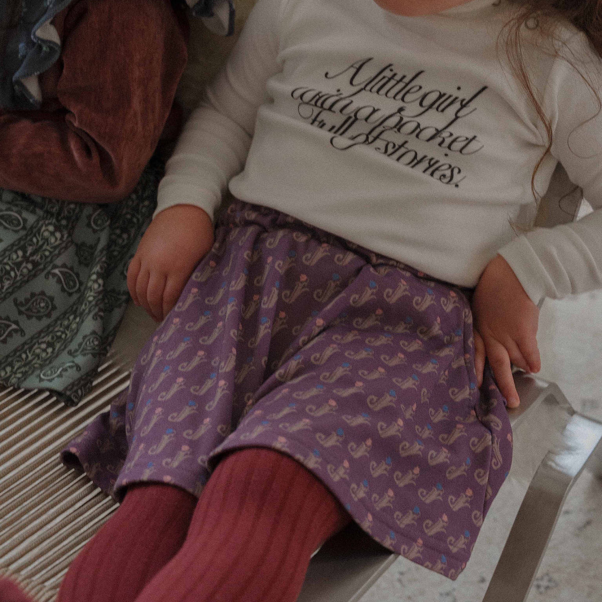TULIP / PAISLEY FRENCH TERRY SKIRT BLOOMER