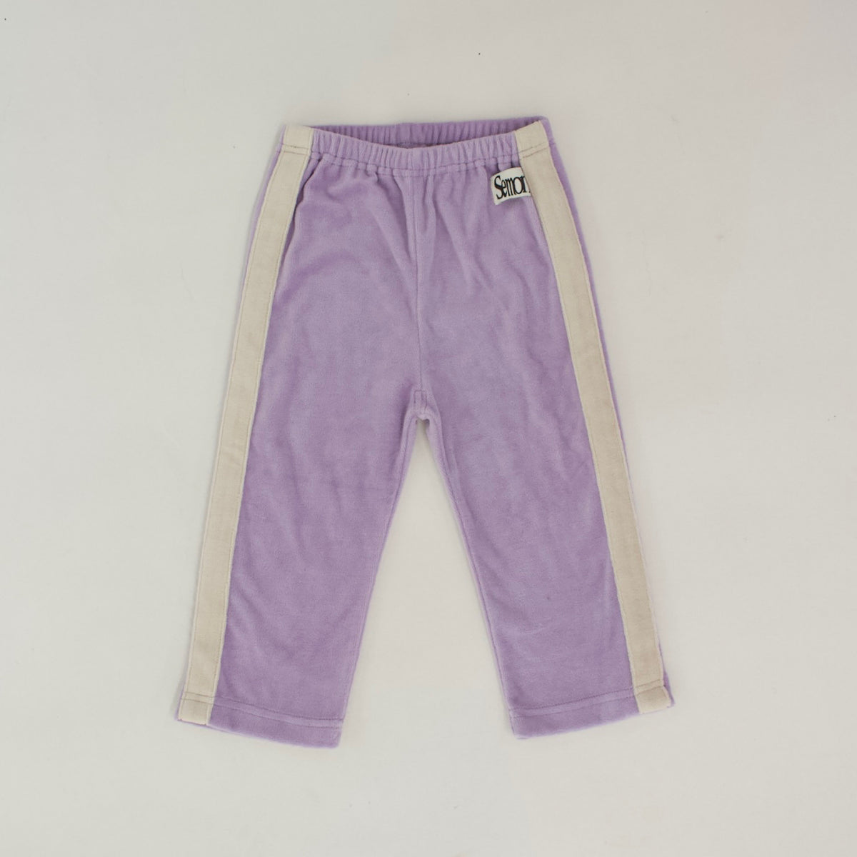 VELOUR STRAIGHT PANTS