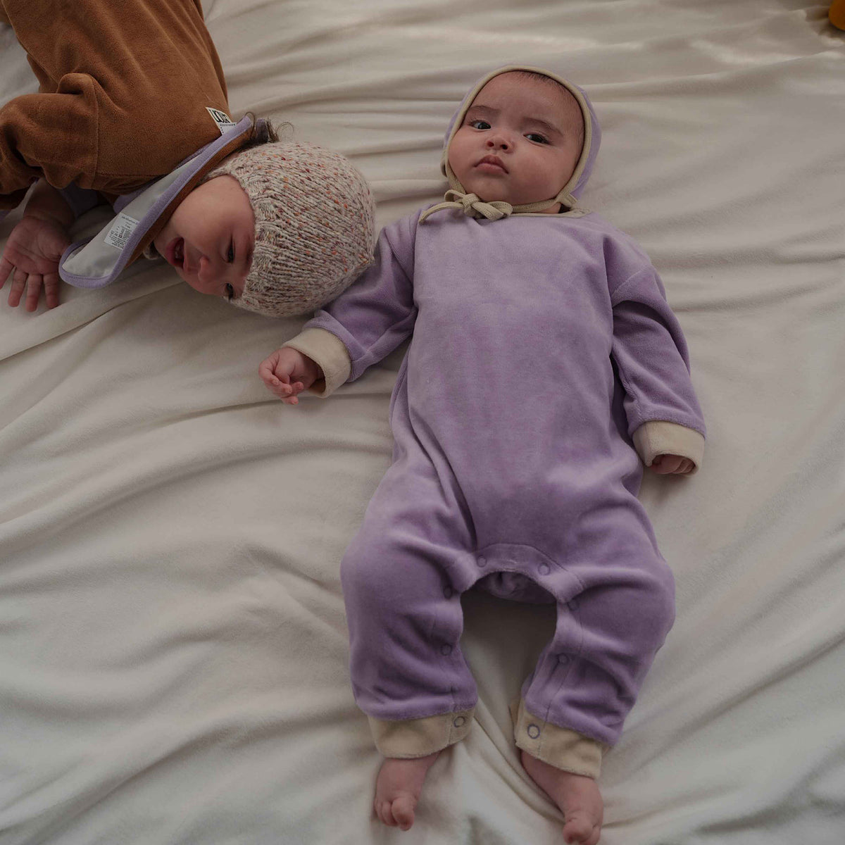 VELOUR COVERALL