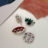2-Set Acrylic Hair Clips1