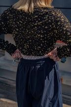 Semon ApartMent AR LOGO NYLON WIDE PANTS