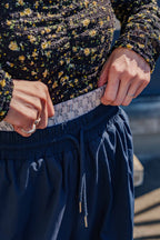 Semon ApartMent AR LOGO NYLON WIDE PANTS