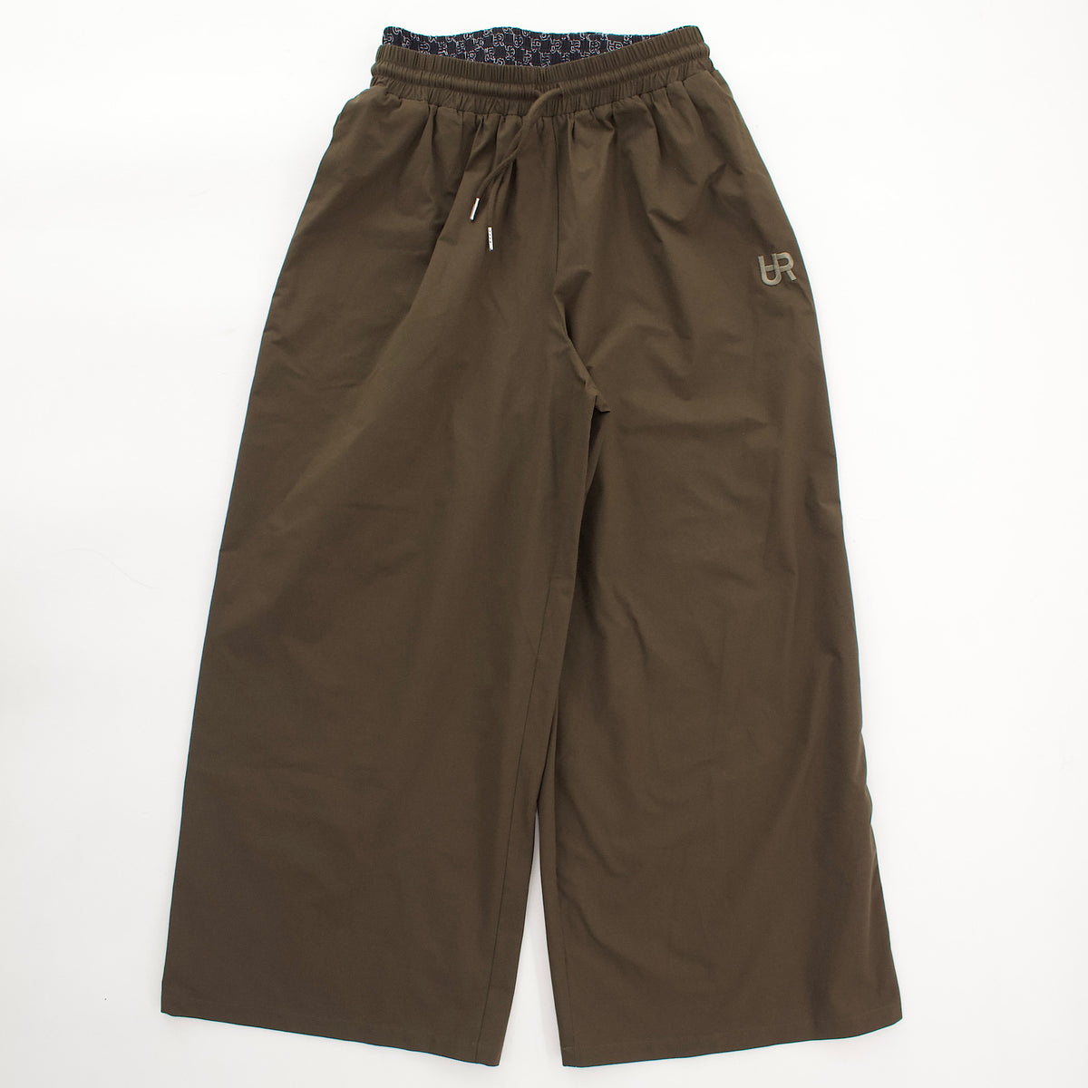 Semon ApartMent AR LOGO NYLON WIDE PANTS KHAKI