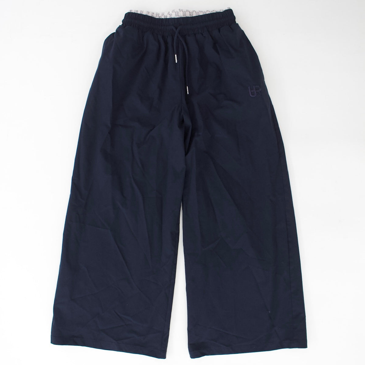 Semon ApartMent AR LOGO NYLON WIDE PANTS NAVY
