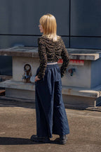 Semon ApartMent FLOWER SHIRRING TOP