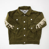 CORDUROY FRINGE JACKET3