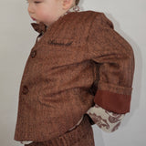 HERRINGDONE TWEED JACKET & BOW TIE SET 11