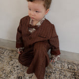 HERRINGDONE TWEED JACKET & BOW TIE SET 6