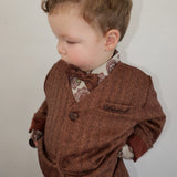 HERRINGDONE TWEED JACKET & BOW TIE SET 9