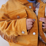 CORDUROY FRINGE JACKET 10