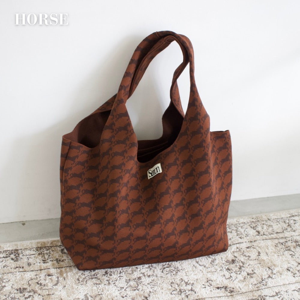 5/29(Fri)12:00-restock】PATTERN MOTHER'S KNIT BAG – Frö