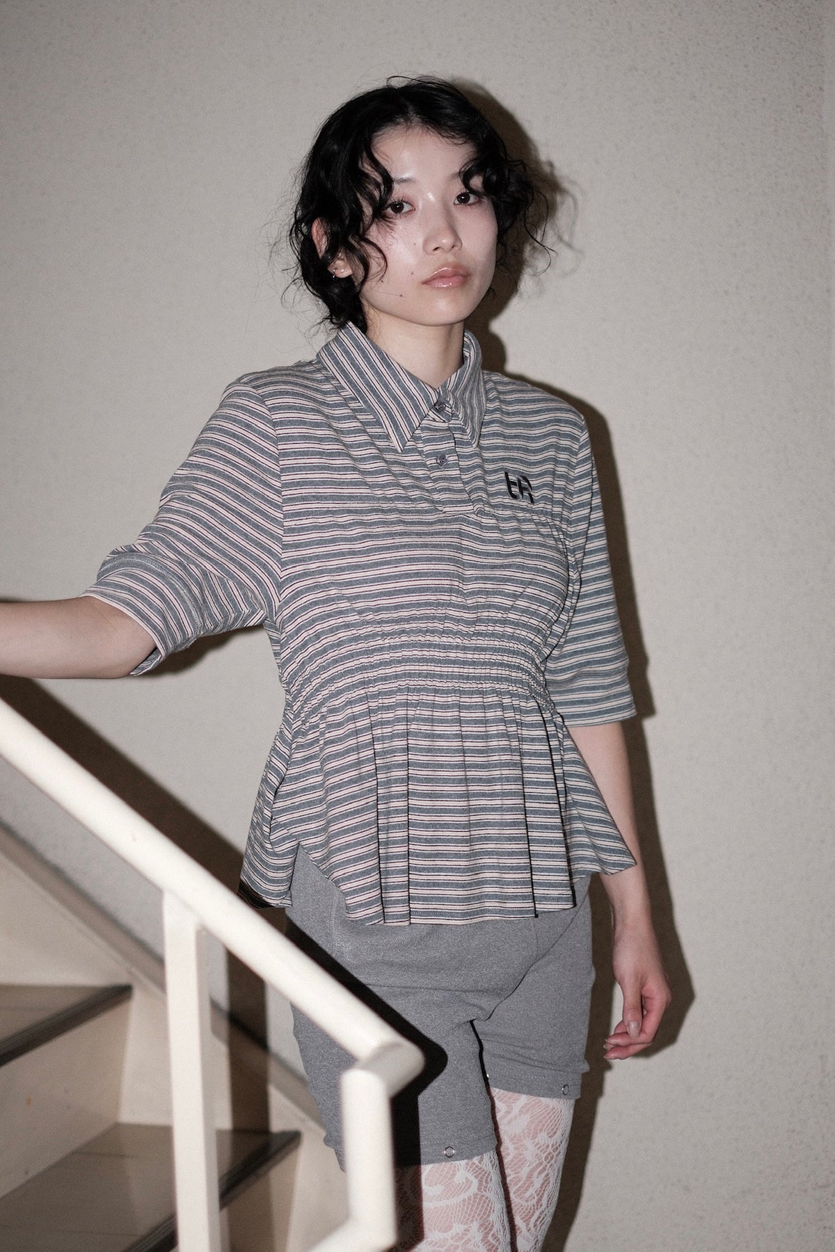 AURéNLEV Border Polo Shirt