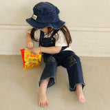 DENIM LOGO EMBROIDERY PANTS 4