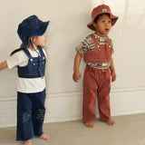 DENIM LOGO EMBROIDERY PANTS 5