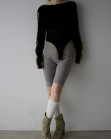 W Jacquard Biker Pants12