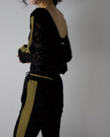 Velour Lace Flare Pants3