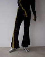 Velour Lace Flare Pants4