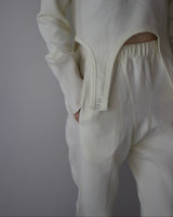 Waffle Hem Rib Pants6