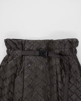 Faux Leather Intrecciato Skirt18