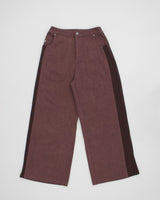 Denim Side Rib Wide Pants19