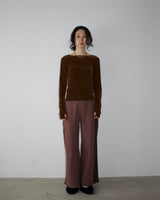 Denim Side Rib Wide Pants3