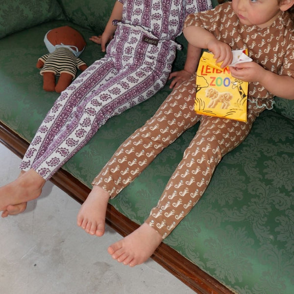 PATTERN FRILL LEGGINGS