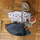 SMOCKING DENIM SKANTS 8