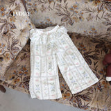 FRILL STRAIGHT PANTS 2
