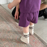 2COLOR SET SIMPLE HALF PANTS 11