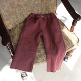 DENIM LOGO EMBROIDERY PANTS 6