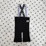 【6月頃再入荷予定】SUSPENDER RIB HALF LEGGINGS 3