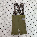 【6月頃再入荷予定】SUSPENDER RIB HALF LEGGINGS 4