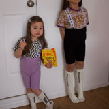 【6月頃再入荷予定】SUSPENDER RIB HALF LEGGINGS 7