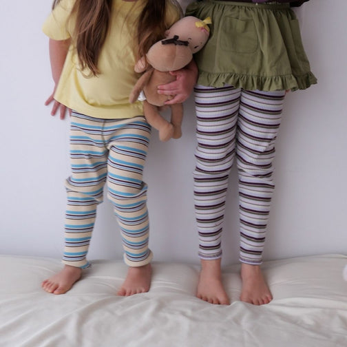 RIBBED BORDER LEGGINGS
