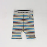 RIBBED BORDER HALF PANTS 7