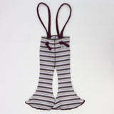 RIBBED BORDER FLARE SALOPETTE2