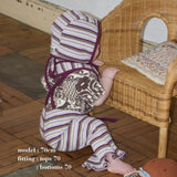 RIBBED BORDER FLARE SALOPETTE3