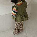 NEW PATTERN FLARE PANTS 13