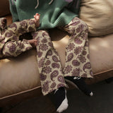 NEW PATTERN FLARE PANTS 14