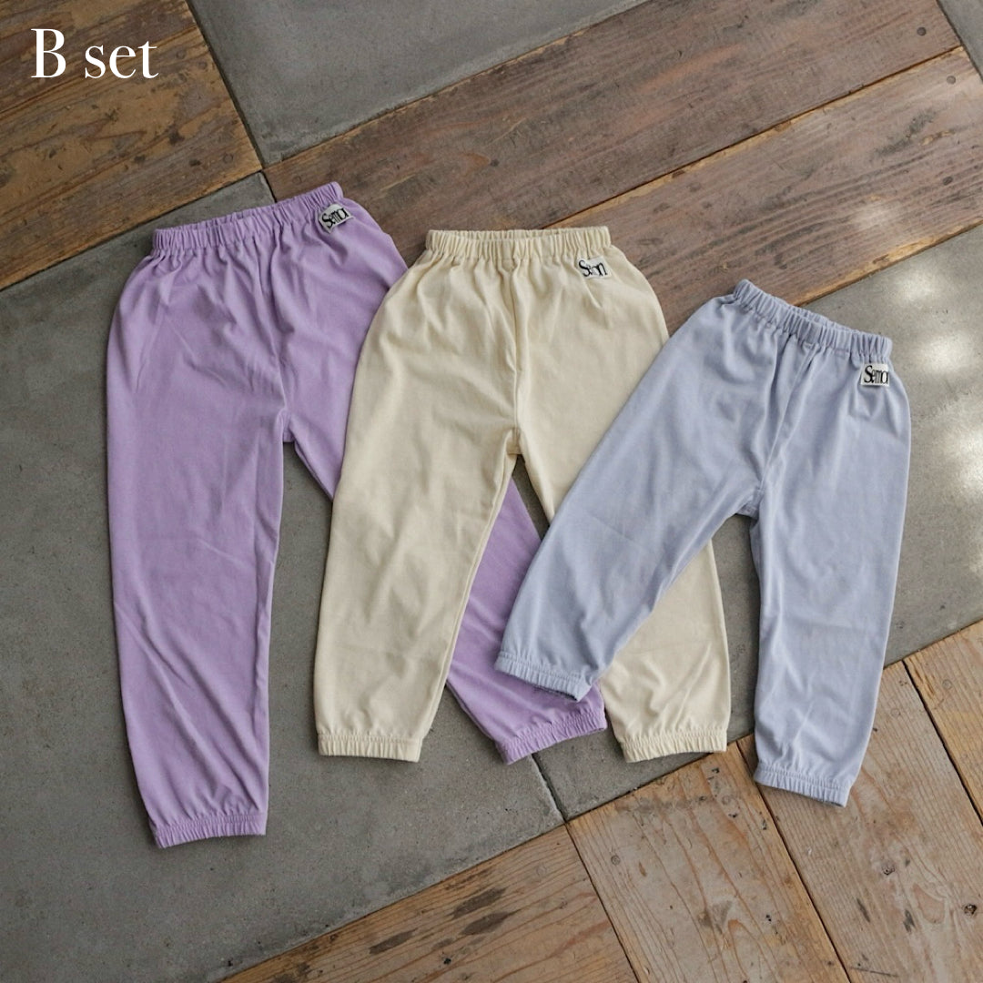 3SET SIMPLE PANTS – Frö
