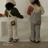 Suspenders Rib Flare Pants 1