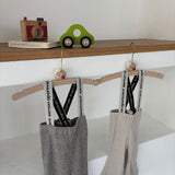Suspenders Rib Flare Pants 13