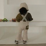 Suspenders Rib Flare Pants 9