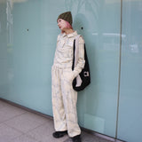 【 ladies series 】TIEDYE TUCKED PANTS 12