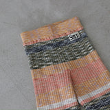 MIXED BORDER KNIT FLARE PANTS 11